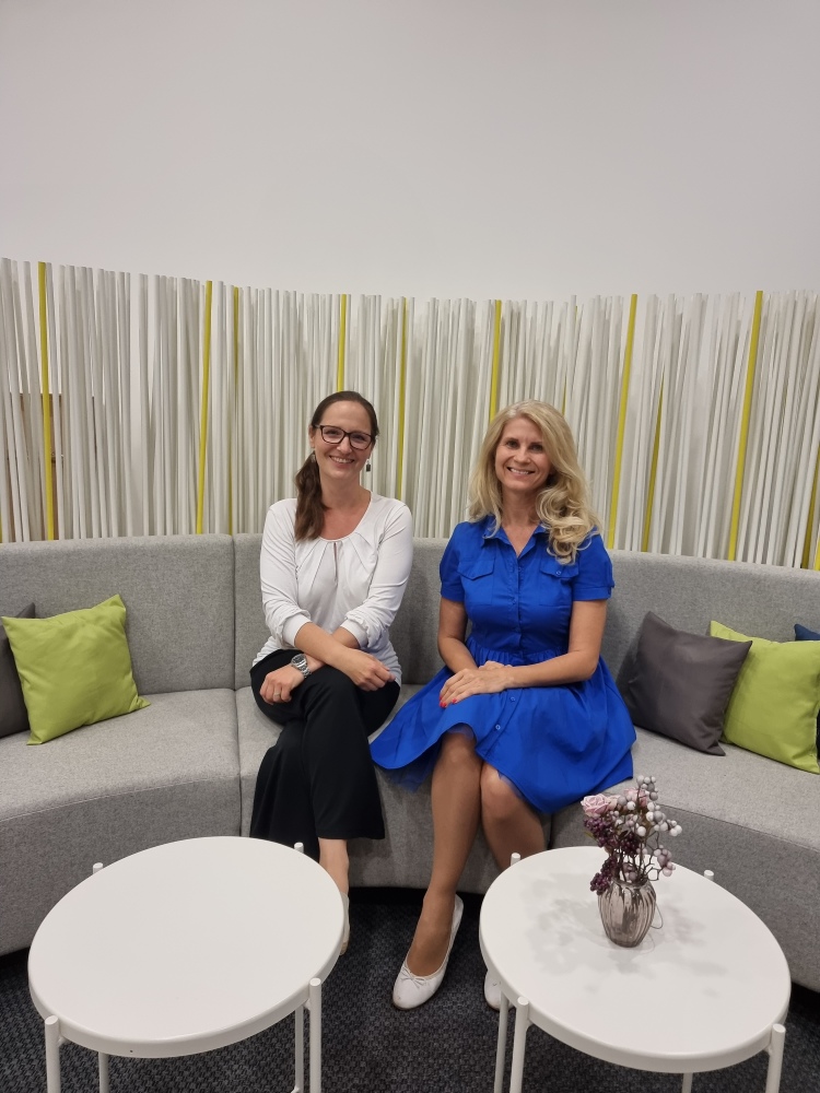 Webinar Interview zu Karriere und Führung in Teilzeit mit Marietta und Sigrid Marietta Babos und Sigrid Uray-Esterer nach dem Webinar Interview zur Teilzeitkarriere