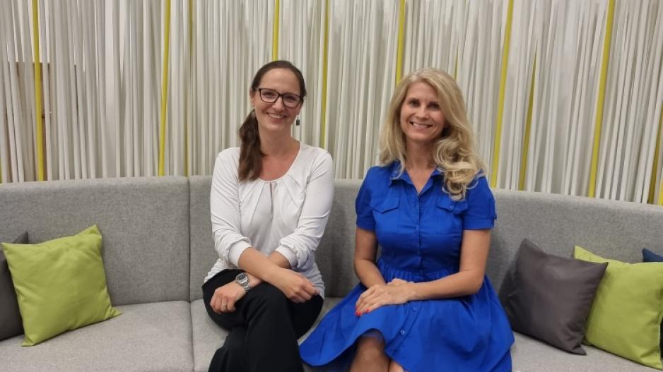 Webinar Interview zu Karriere und Führung in Teilzeit mit Marietta und Sigrid Marietta Babos und Sigrid Uray-Esterer nach dem Webinar Interview zur Teilzeitkarriere