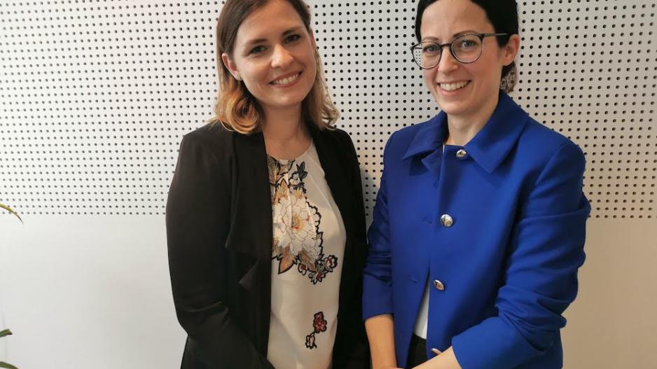Stephanie Veigl und Kathrin Brunner teilen sich eine Führungsposition bei Wien Energie